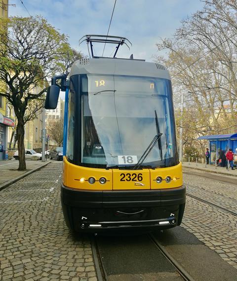 Pesa Swing tram presented to Sofia | Urban news | Railway Gazette ...