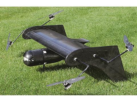 ‘Flying wing’ unmanned aerial vehicle designed by AmeyVTOL.