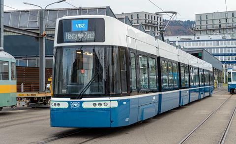 Zürich city council and transport authority ZVV approved an SFr172m order for a further 40 Bombardier Transportation Flexity trams