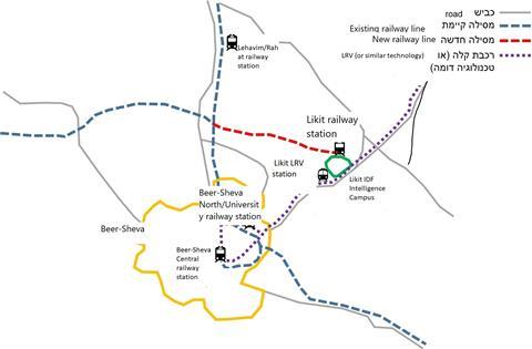 il Beer Sheva projects map