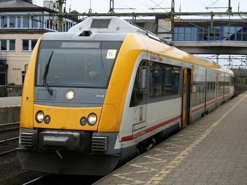 Krösatågen Itino DMU at Nässjö.