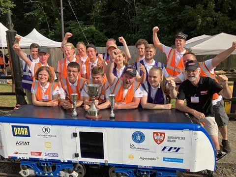 The PUTrain group of students from Poznań University of Technology has been named winner of the 12th Railway Challenge