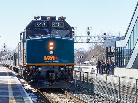 Funding for 32 push-pull trainsets to replace the locomotive-hauled stock which VIA Rail operates on the Québec – Windsor corridor was confirmed in the 2018 federal budget (Photo: VIA Rail).