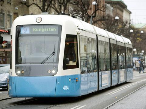 Göteborg M32 tram (Photo: Göteborgs Spårvägar/Niklas Maupoix).