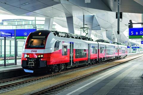 ÖBB Siemens Mobility Desiro ML Wien Hauptbahnhof