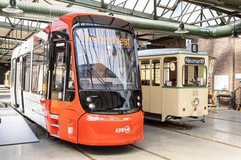 Koeln KVB LRV mock-up 2