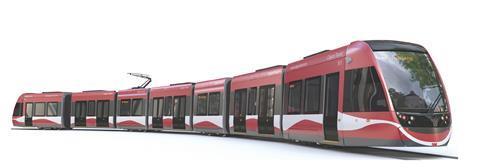 Calgary Green Line CAF Urbos 100 LRV impression