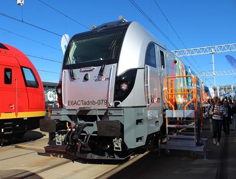 Newag Dragon2 for Akiem at Trako (image Railway Gazette)