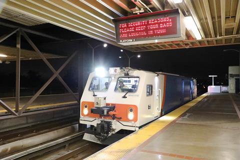 BART MerMec rail inspection vehicle