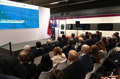 Prime Minister Pedro Sánchez said ’Spain is advancing with new infrastructure which generates new investment and opportunities.'