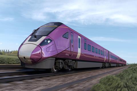 East Midlands Railway Class 810 Aurora impression