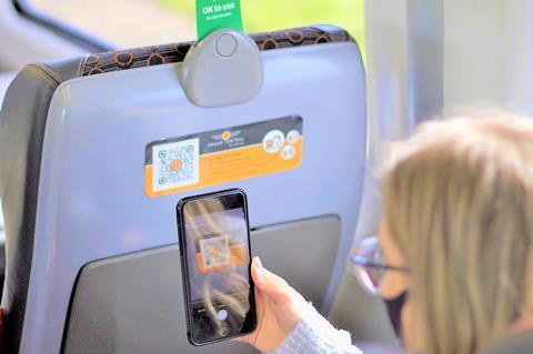 Whoosh Media will work with Grand Central to place QR codes on stations and train seats to distribute information.