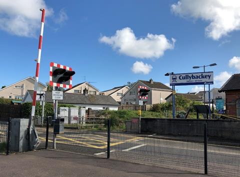 NI Railways Cullybackey station