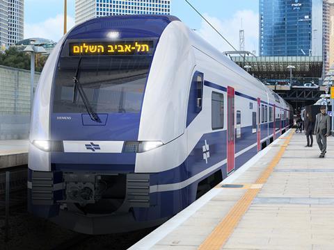 Siemens is to supply to Israel Railways Desiro HC double-deck electric multiple-units.
