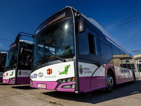 Solaris Bus & Coach has delivered a first batch of 11 Urbino  battery-electric buses to the city of Cluj-Napoca.