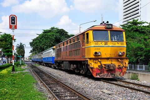State Railway of Thailand has formally signed the first of 14 contracts for work on the planned 1 435 mm gauge rail link from Bangkok to Nakhon Ratchasima (Photo: Andrew Benton).