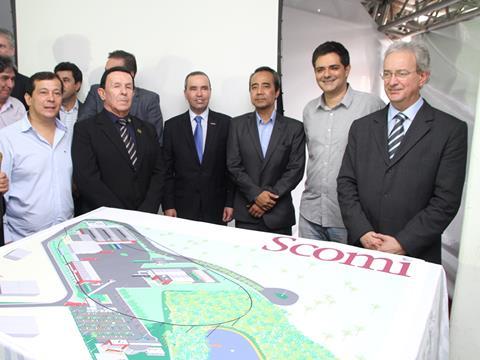Scomi Engineering held a groundbreaking ceremony for its monorail factory in Taubaté on March 12.