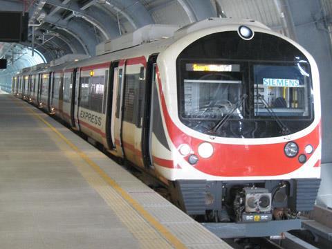 Suvarnabhumi Airport Express Rail Link Desiro train