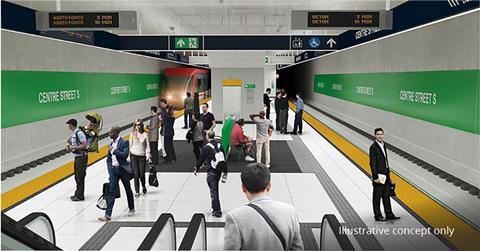 Calgary Green Line underground station design concept