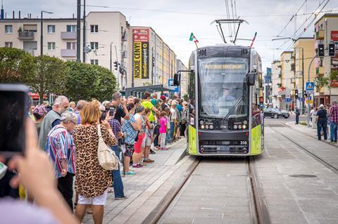 pl Gorzow tram reopening celebrations 