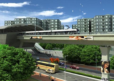 Hyderabad metro impression.