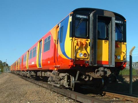 South West Trains Class 455 EMU.