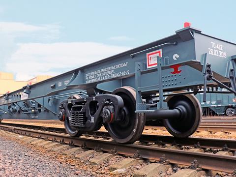 Eurosib SPb - Transport Systems has awarded United Wagon Co’s Tikhvin plant a contract to supply 400 Type 13-6903 container wagons.