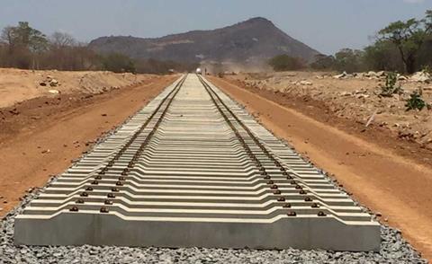 Railway track in Brazil