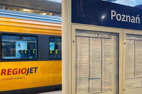RegioJet launched Warszawa Poznan service (image RegioJet) (1)