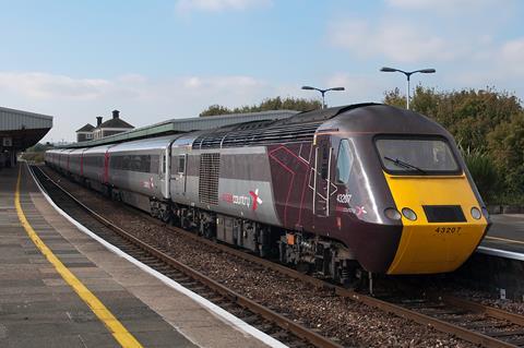 XC HST at Plymouth A