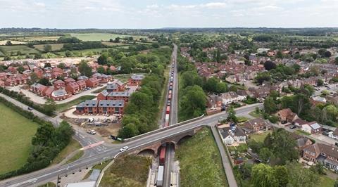 First freight train EWR Winslow