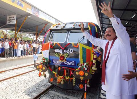 Jaffna railway reopening.