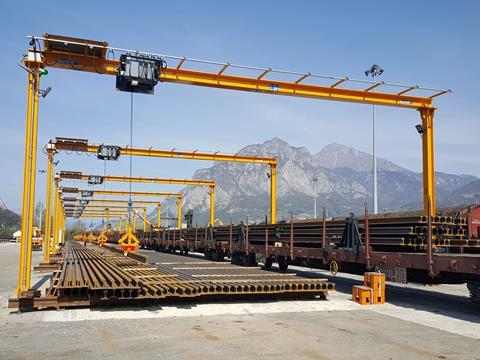 British Steel has opened a logistics centre in Lecco to support the delivery of rail to customers including infrastructure manager RFI.