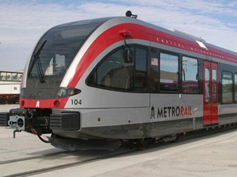Stadler GTW DMU for Capital Metro red Line service.