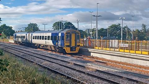 Northumberland Line service in Ashington (Photo Northern)