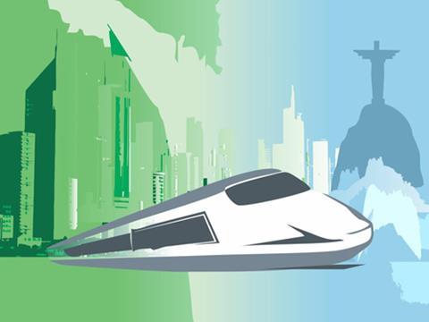 High speed rail graphic.