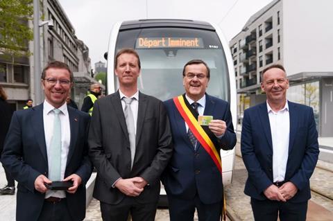 Liege tram inauguration (Photo TEC)