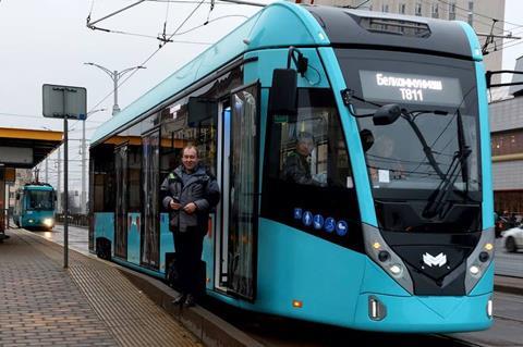 Minsk BKM T811 tram