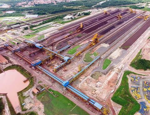 'Assisted operation' has started at the new ore terminal in Ponta da Madeira port near São Luís. Photo: Vale Archive