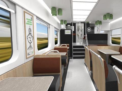 VR Group has awarded Škoda Transtech a €24m contract to supply a further seven double-deck dining cars.