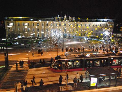 Dijon tram route T2 entered service on December 8 2012.