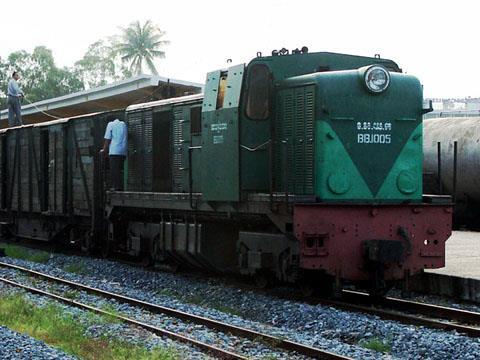 Royal Cambodian Railways train.