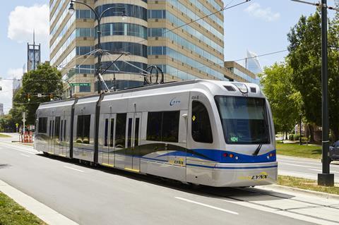 Charlotte Gold Line streetcar (Photo: Siemens Mobility)