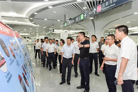 Hangzhou Metro Line 8 officials