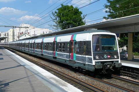 Paris RER Line B Mi79 train