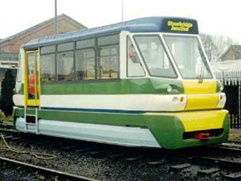 Parry People Mover railcar.