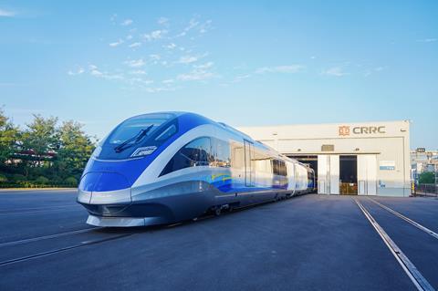 CRRC Sifang unveils 200 kmh fully automatic suburban rail EMU