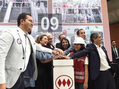 Santiago metro Line 3 was inaugurated on January 22.