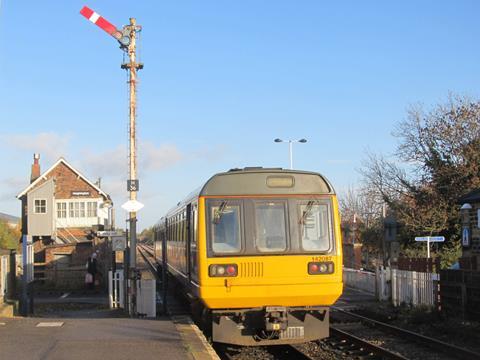 Class 142 diesel multiple-unit.