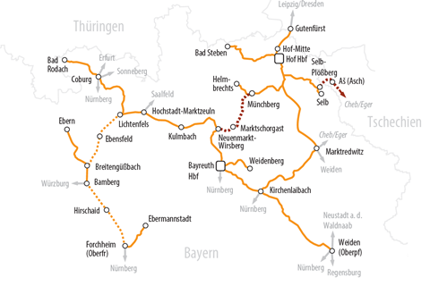 Oberfranken map